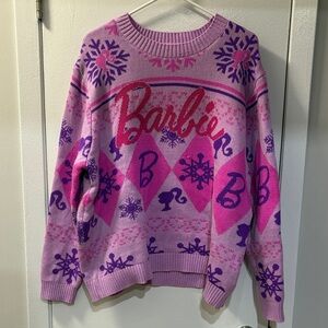 Barbie Crew Neck Christmas Sweater